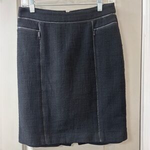 Karl Lagerfeld Tweed Black Skirt